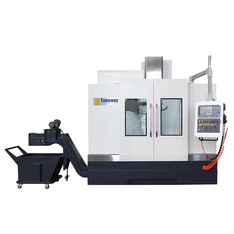 Máquina de moagem vertical de metais de 500 mm com precisão de posicionamento de 0,005 mm