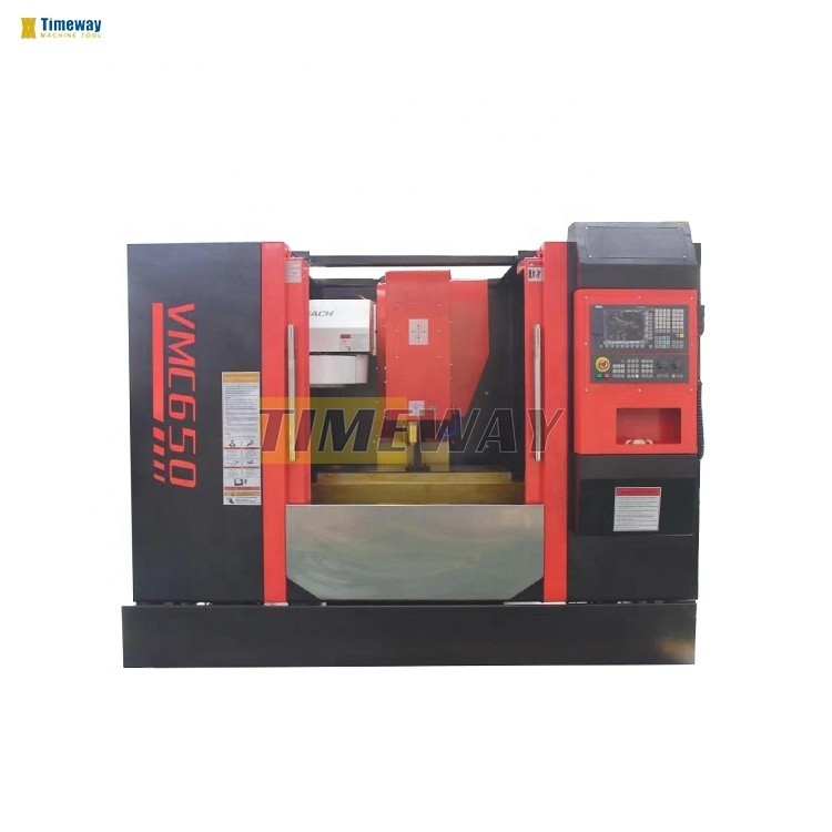 Máquina de fresagem CNC Centro de usinagem vertical com repetibilidade X/Y/Z de ±0,008 mm