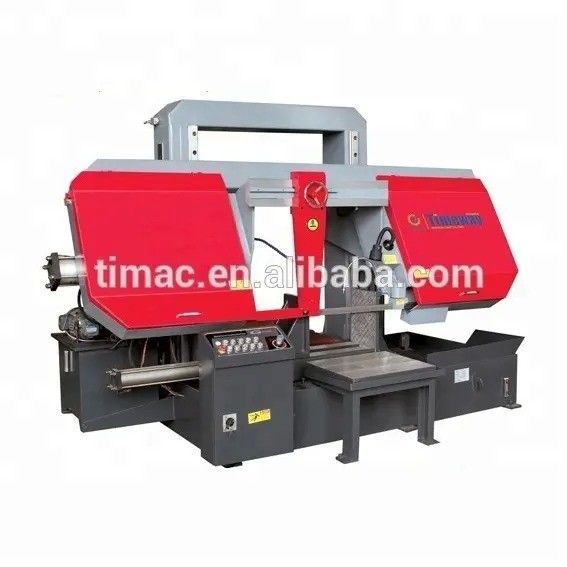 1.5kW Motor hidráulico de potência Máquina de serrar banda de metal semiautomática para corte de metal