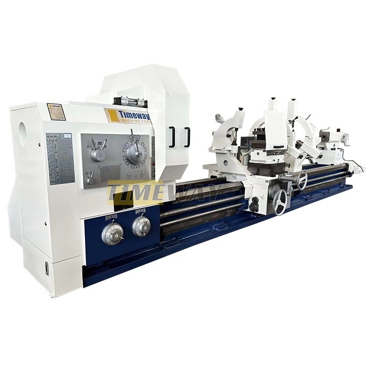 Máquina de torno horizontal de grande porte de trabalho pesado com poste de ferramenta de 8 estações Al-1250C