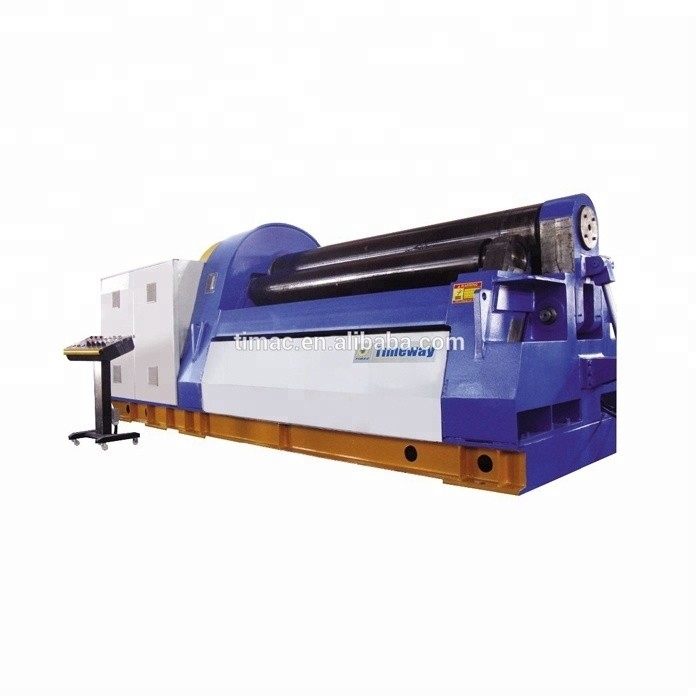 Máquina de rolamento de placas de quatro rolos HFR-30*2500 com pré-dobragem e espessura máxima de 30 mm