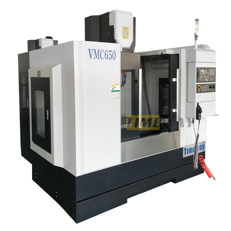 420x800mm Tabela de trabalho Tamanho Vmc650 3-Axis CNC Centro de usinagem vertical para fresagem de metal